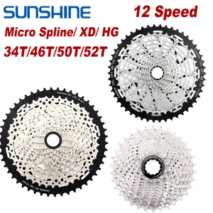 Sol-bicycle-bike light for Shimano M8100 M6100 M6100, 12-speed cassette MS Hg XD, Micro Spline K7, 12V, 32t, 34t, 46t, 50t, 52t 10 Main Sales Cassette 12V Microspline - №10