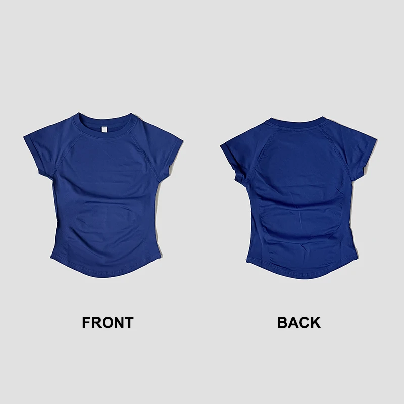 WAREBALL Sport Shirt Women Fitness Short Sleeve Top Gym Workout Yoga Blouse Breathable Running Tee Top
