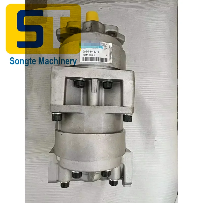 705-53-42010 705-53-31020 Wheel Loader WA600-3 Gear Pump WA600-3D Hydraulic Pump