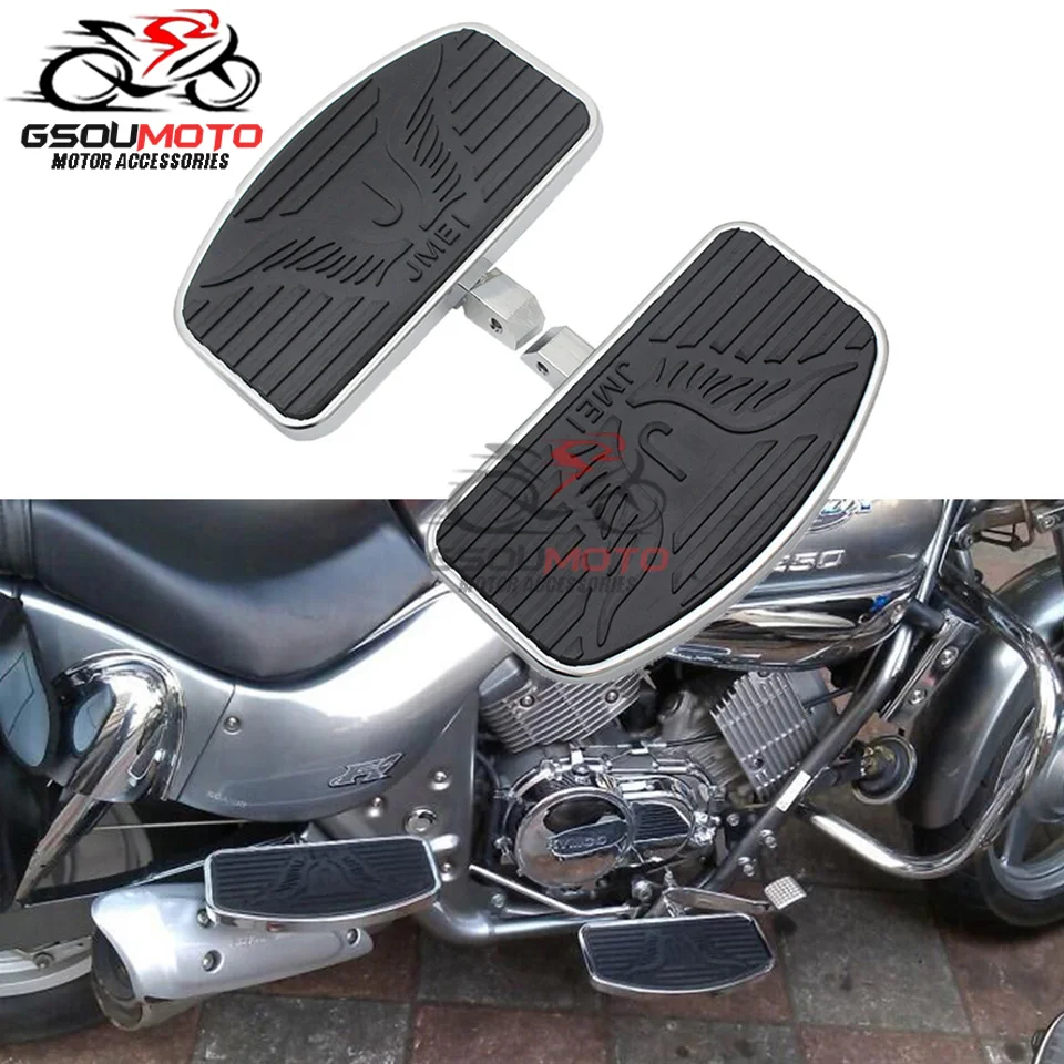 Motorrad Einstellbare Fußrasten Hinten und Vorne Fußrasten Diele Universal Für Honda Shadow Suzuki Yamaha V-star Kawasaki Vulcan