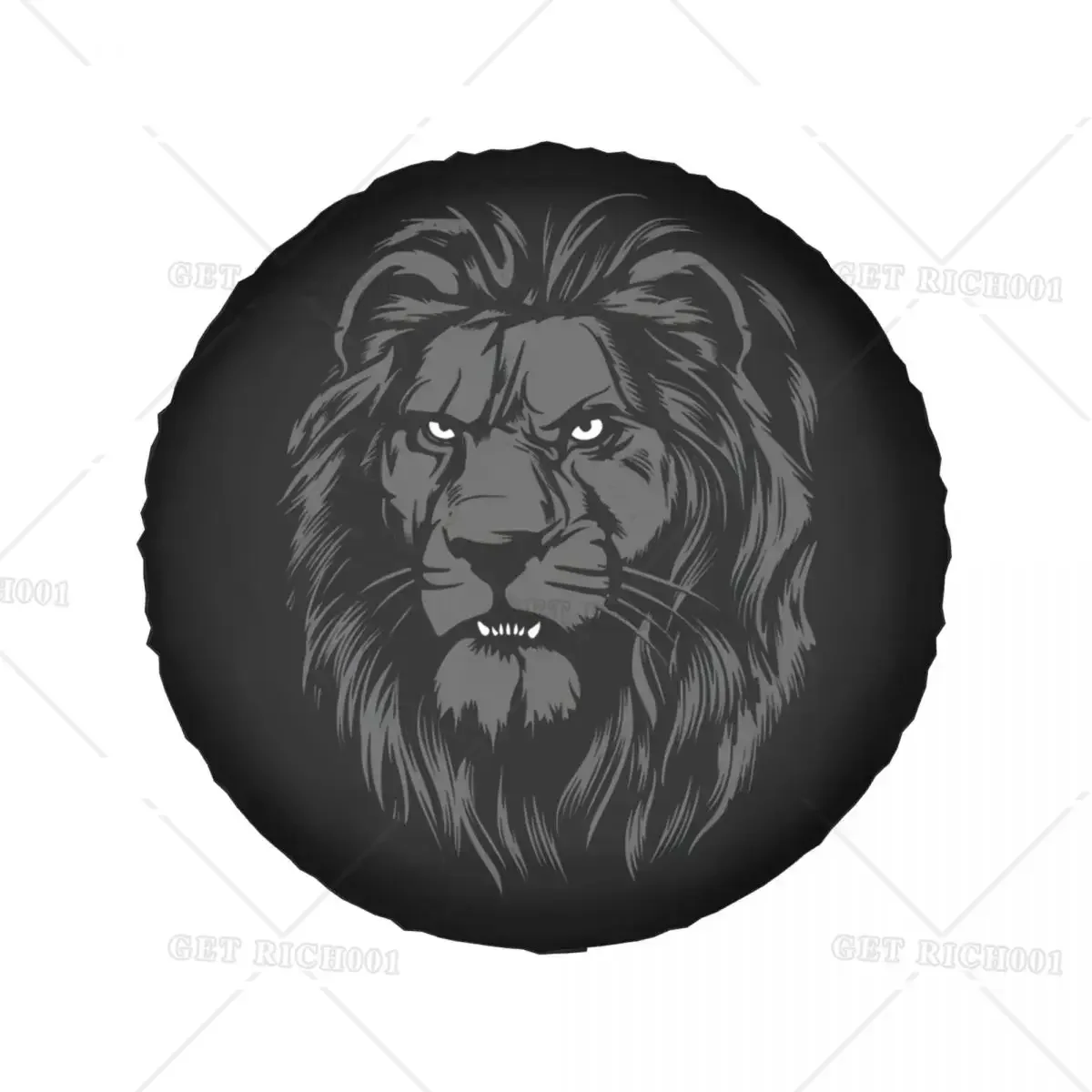 Lion Printed Spare Wheel Tire Cover Fit for Trailer RV SUV Truck Camper Travel Accessories 14