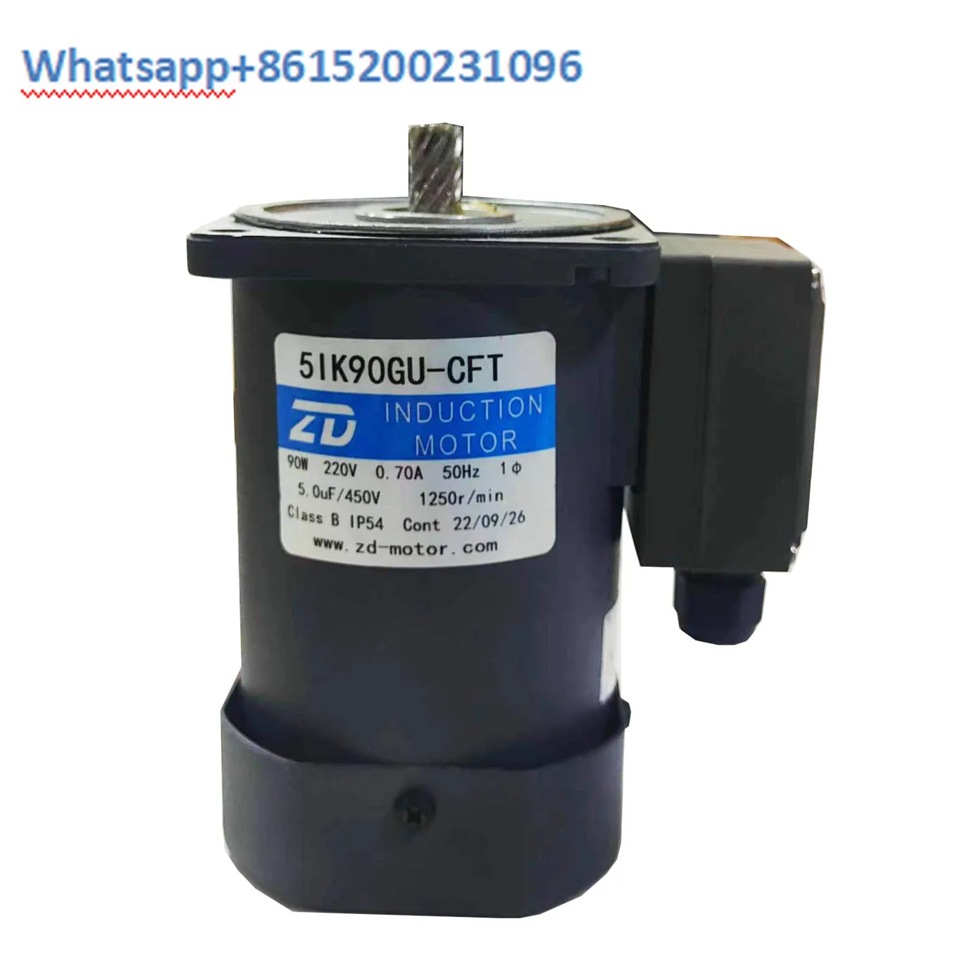 

90W constant speed reduction motor single-phase 220V/380V 5IK90RGU-CFT/5IK90GU-UFT