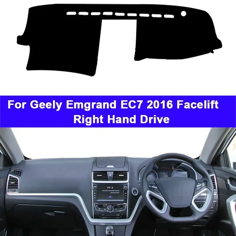 Geely Emgrand EC7 EC715 EC718 2009-2016 car dashboard interior cover, car sunshade mat, dashboard mat