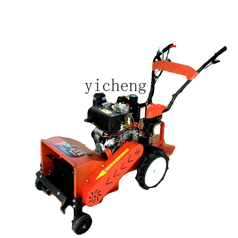 

ZF lawn mower household small new four-wheel drive lawn mower diesel lawn mowing soil