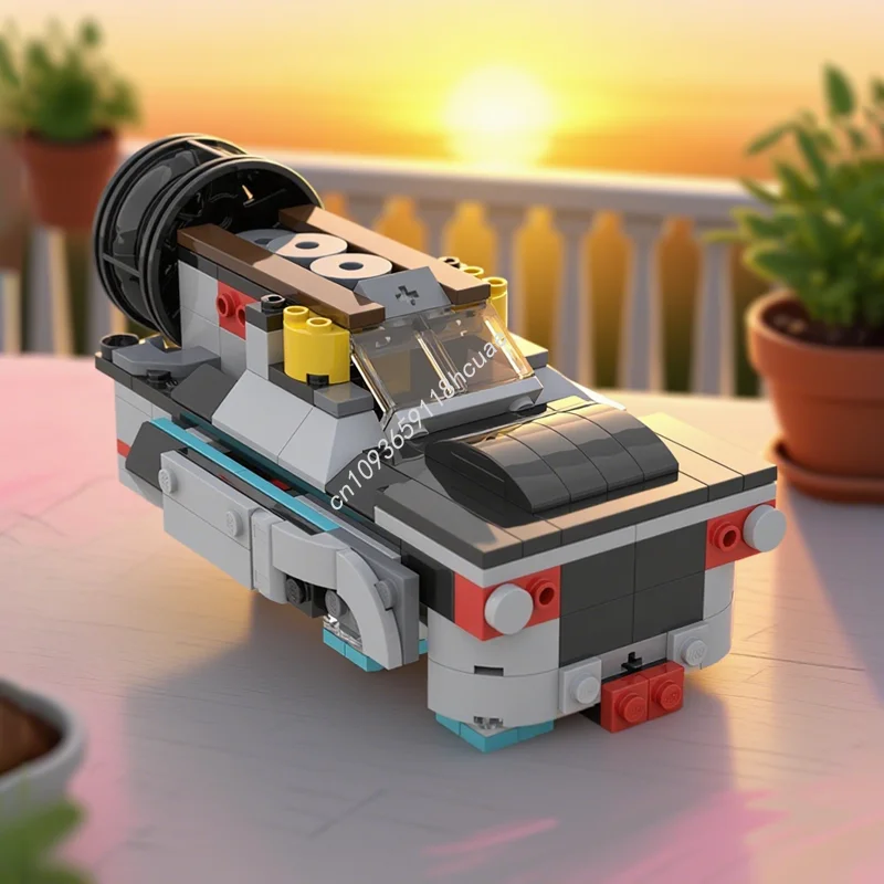 200 Piezas MOC Hover Car Creator 3 en 1, Bloques de Construcción de Modelos, Juguetes de Arquitectura, Ensamblaje Creativo, Idea de Bricolaje, Regalo Educativo para Festivales