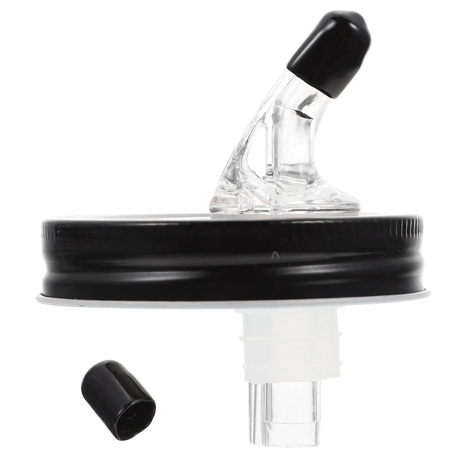 

Stainless Steel Acrylic Pourer Practical Spout Dispenser Kitchen Oil Pourer Sturdy Portable Gift Party