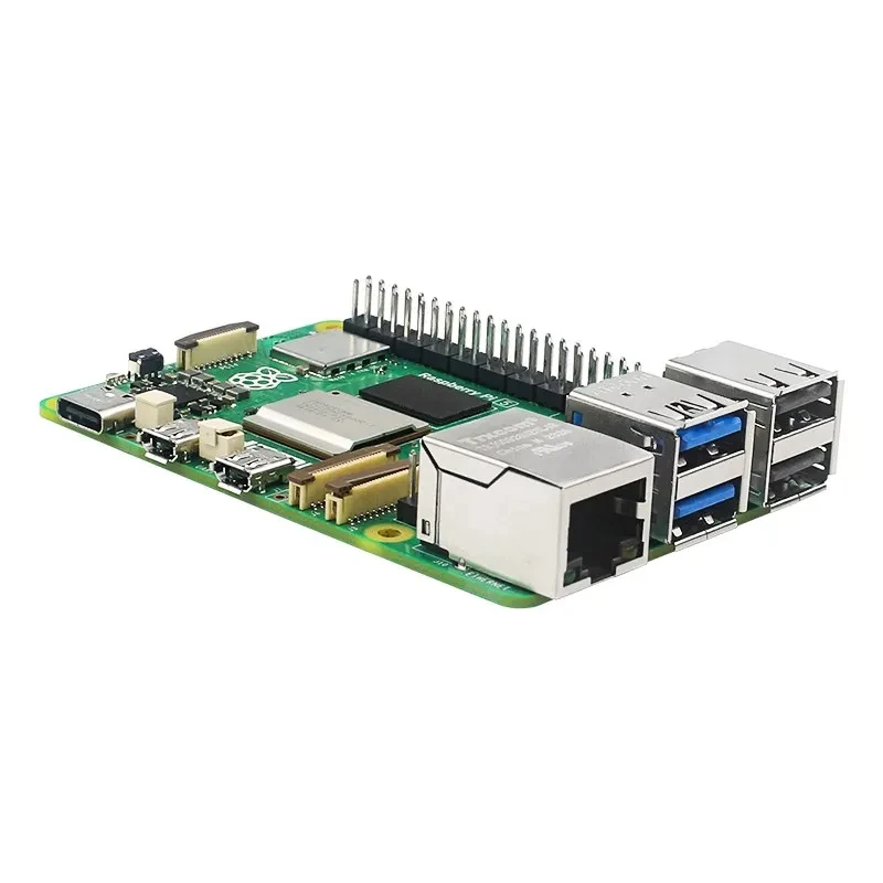 Raspberry Pi 5 4G 8G RAM BCM2712 2.4GHz VideoCore VII GPU 4Kp60 PCIe 2.0 RTC Power Button RPI 5 Smart Board Kit