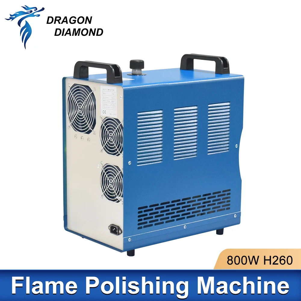 800W 220V Acrylic Flame Polishing Machine H260 Plexiglass Acrylic Electrolysis Water Welding Machine Hydrogen Oxygen Generator