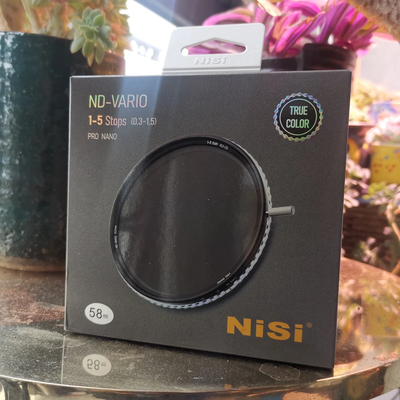 NiSi True Color ND-VARIO 1-5 Stops (0.3-1.5) Variable Neutral Density ND Filter 40.5 43 46 49 52 58 67 72 77 82 86 95 105mm
