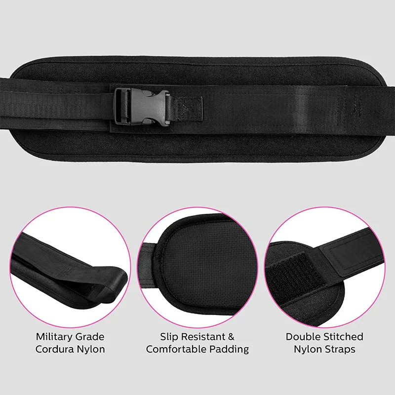GJZ06337 Hip Thrust Belt Dumbbell Hip Training Gym Booty Belt with Pad for Glute Bridge Sports & Entertainment Product
