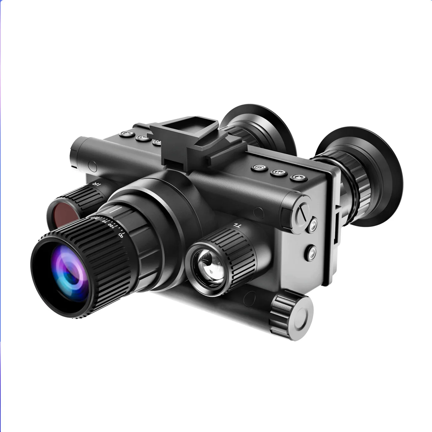 Outdoor Head-Mounted Thermal Imaging Infrared Night Vision Binoculars OLED Screen 8x Magnification 600m Range for Climbing