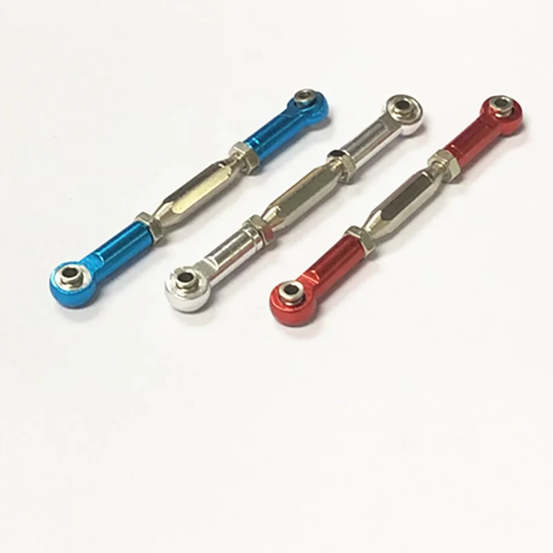 For TRAXXAS Slash 4X4 Aluminum Steering Turnbuckle Toe Link Camber Linkage 85Mm-97Mm M3 Assembled Rod Ends Hollow Balls Left Rig