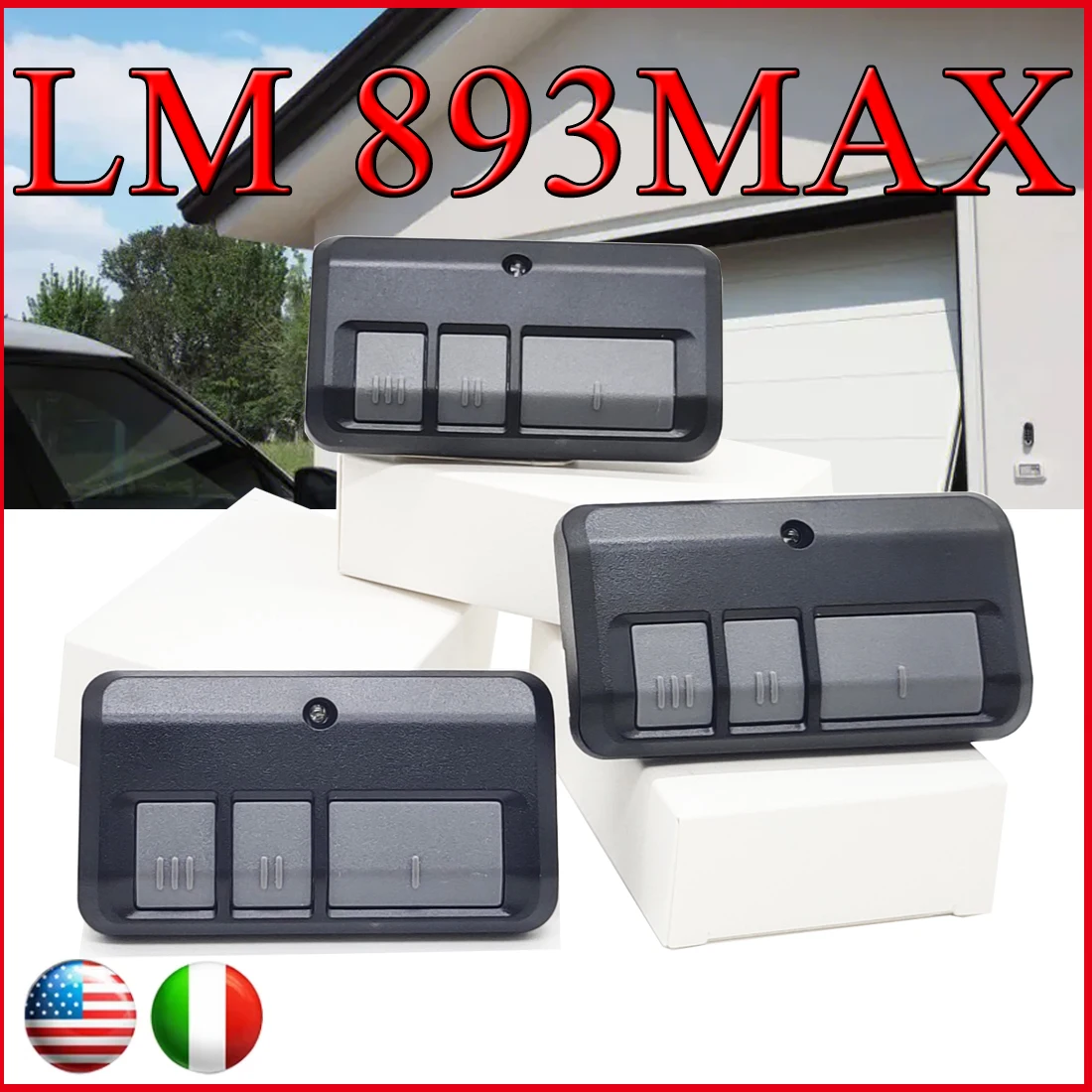 893MAX Remote Garage Door Opener New Universal For Chamberlain Liftmaster Craftsman