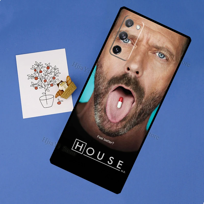 Dr House Hugh Laurie Pills Case For Samsung Galaxy S23 Ultra S21 S20 FE S8 S9 S10 Note 10 Plus Note 20 S22 Ultra Cover