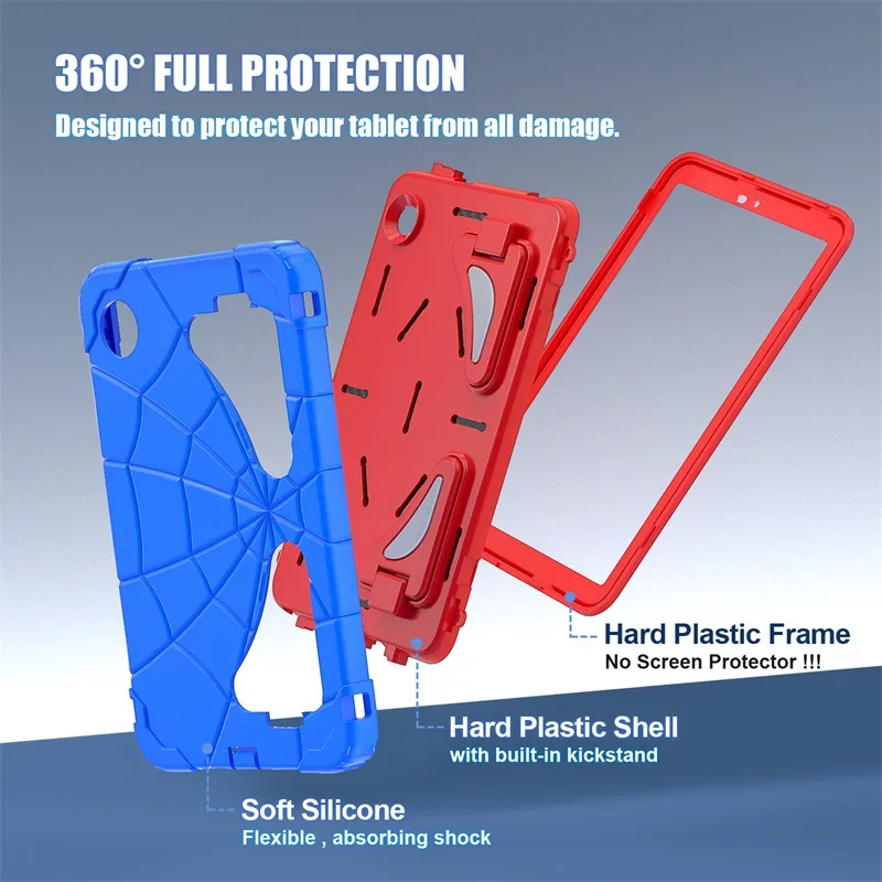 Armor Case For Samsung Galaxy Tab S10 Lite S9 FE S8 S7 A11 A9 Plus 11 A8 10.5 A11 A9 8.7 A7 Lite 8.7 Tablet EVA Kids Cover Coque
