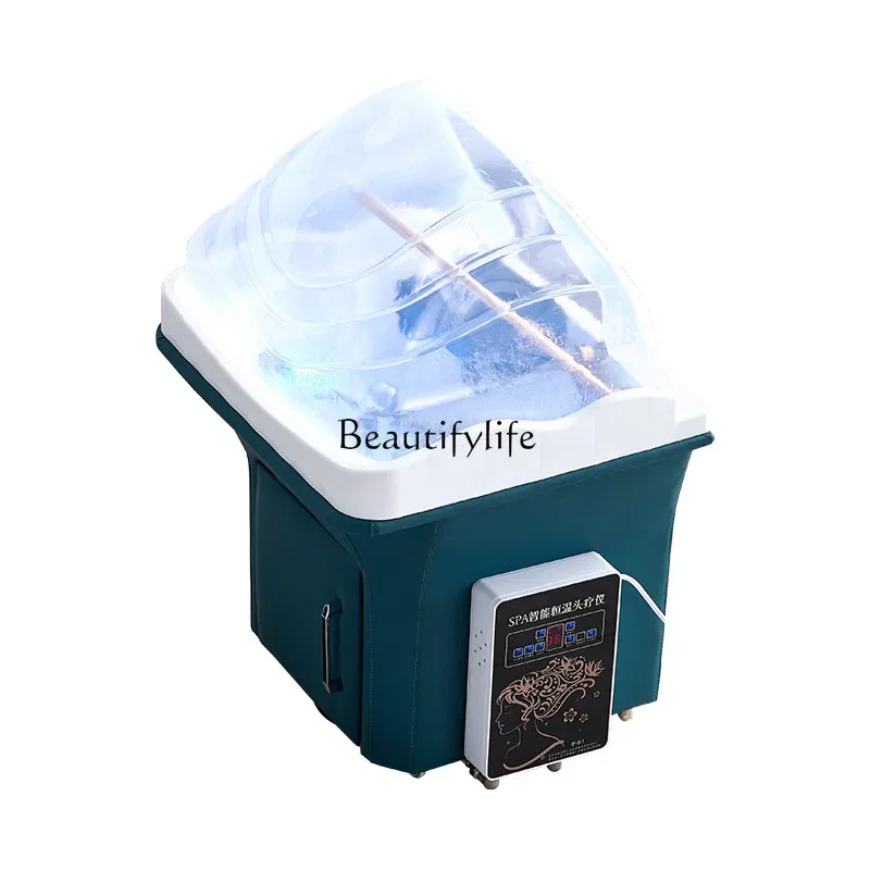 

FG17Beauty salon hair treatment shampoo bed movable with fumigation water circulation shampoo machine