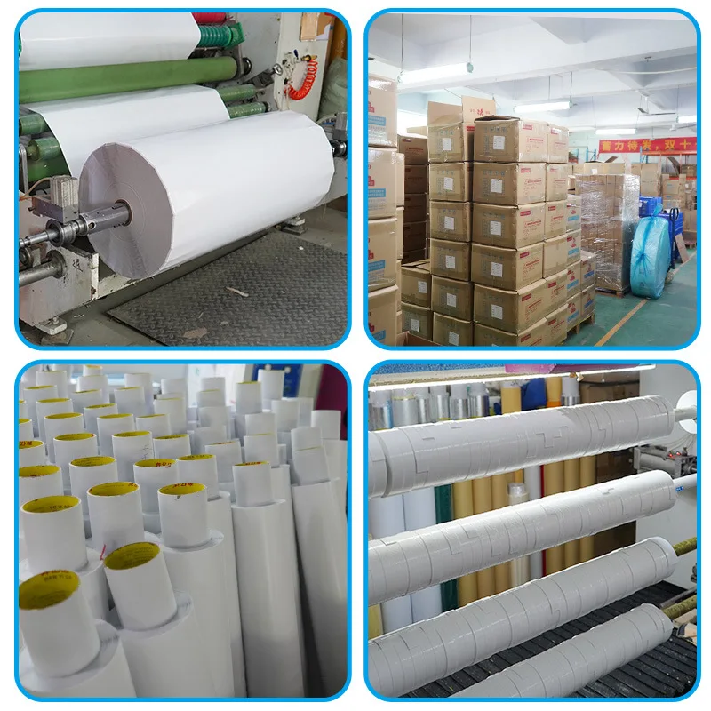 Fita adesiva forte personalizada de dupla face, fita de alta viscosidade em estoque, fita industrial branca