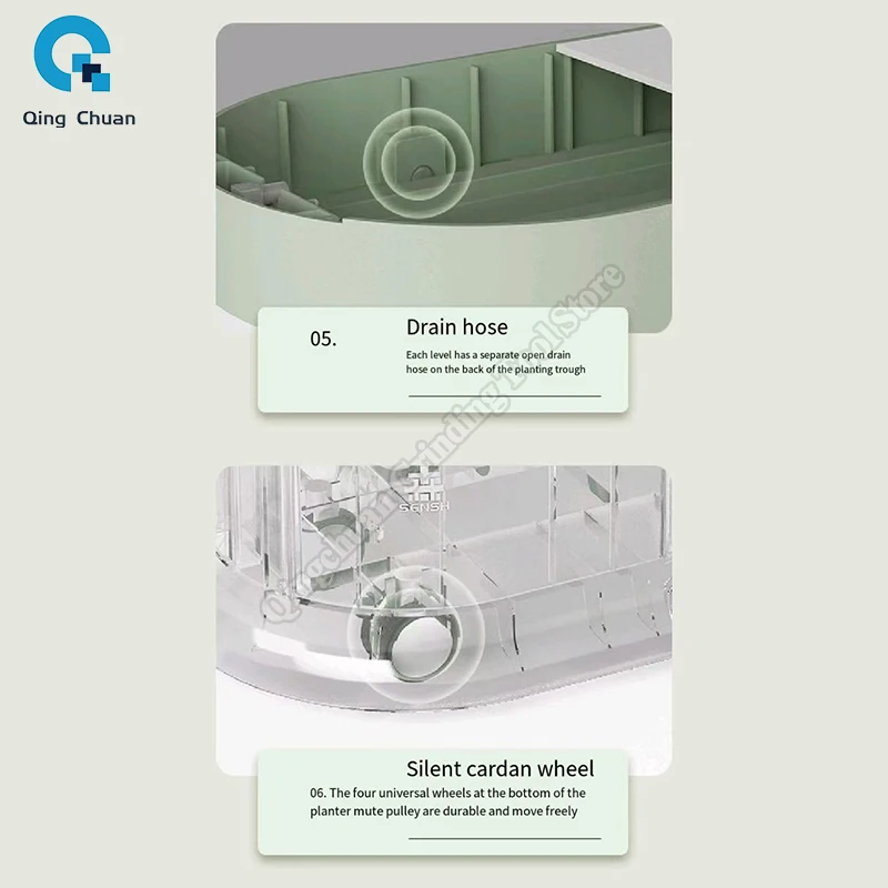 Remote Control Hydroponic Vegetable Planting Machine 3 Levels Soilless Cultivation Frame Intelligent Vegetable Planting Basin