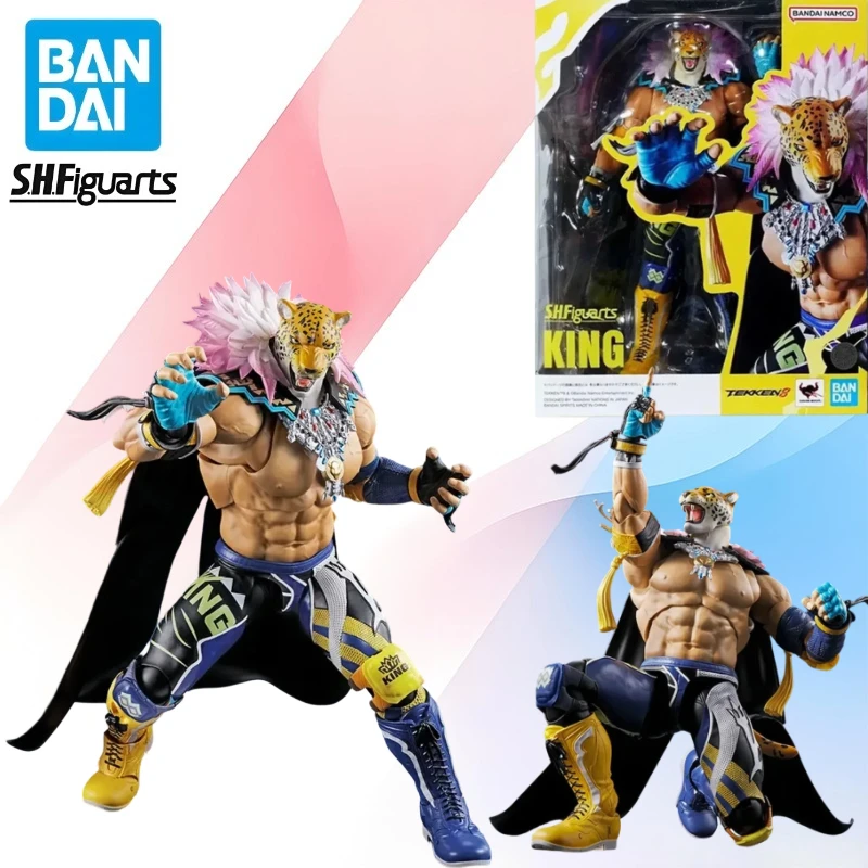 

Genuine Bandai Original Tekken 8 Figure Model Kits S.H.Figuarts 1/12 Anime Figures King Action Model Toys Gift for Christmas Kid