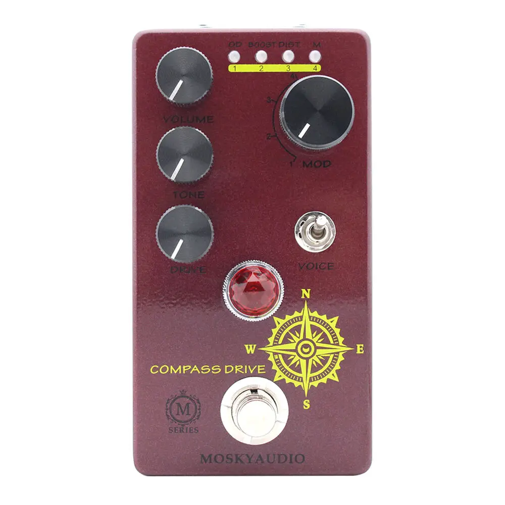 MOSKY COMPASS DRIVE Electric Guitar Distortion Overdrive Booster Effect Pedal