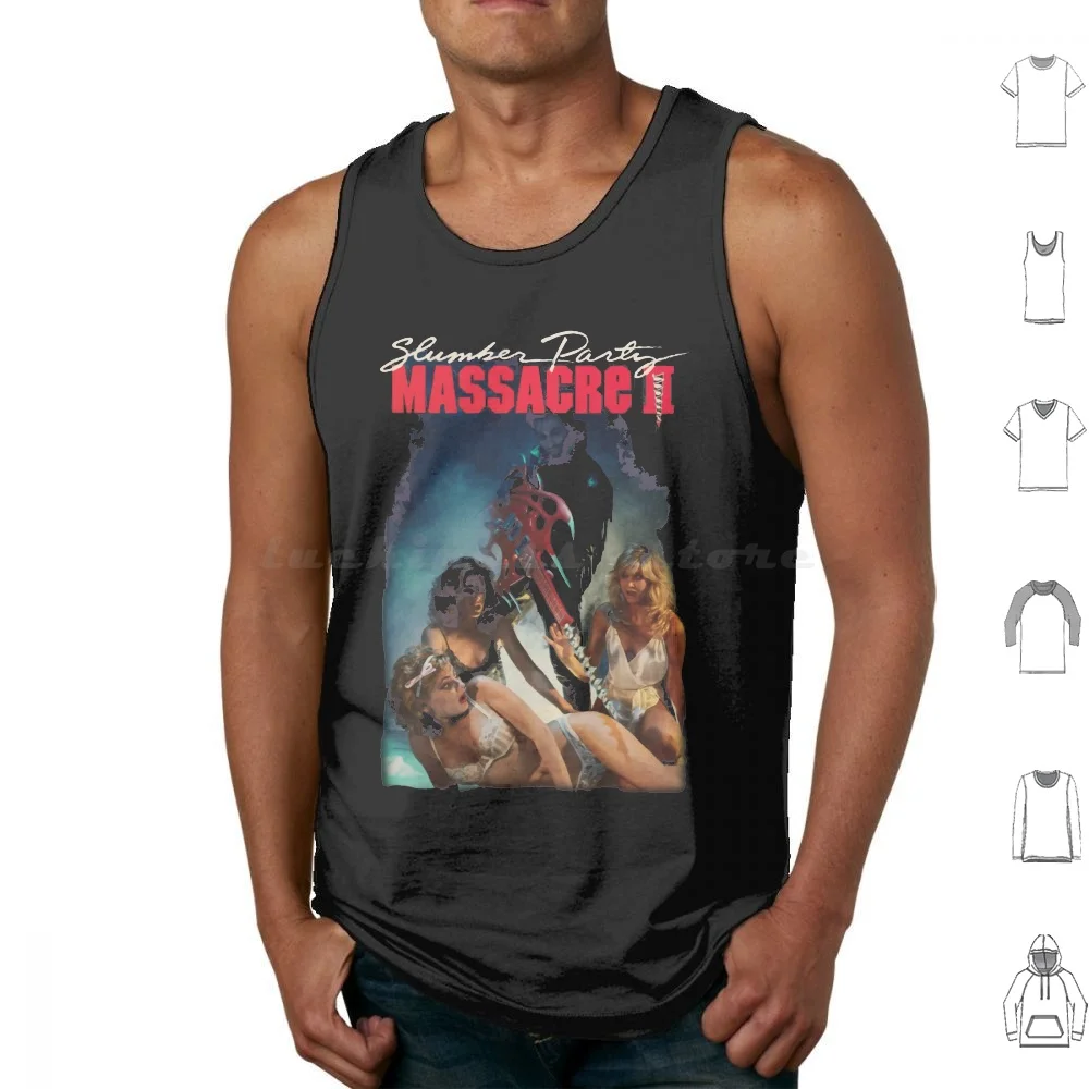 Slumber Party Massacre Ii Tank Tops Print Cotton Slasher Slasher Movies Horror Terror Horror Movies Terror Movies 80s 80s