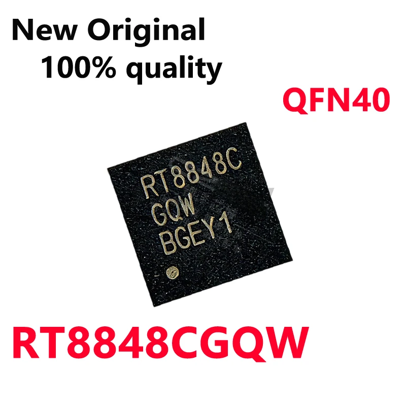 1-5/PCS New RT8848CGQW RT8848C GQW QFN40 Pulse Width Modulation Controller Chip In Stock
