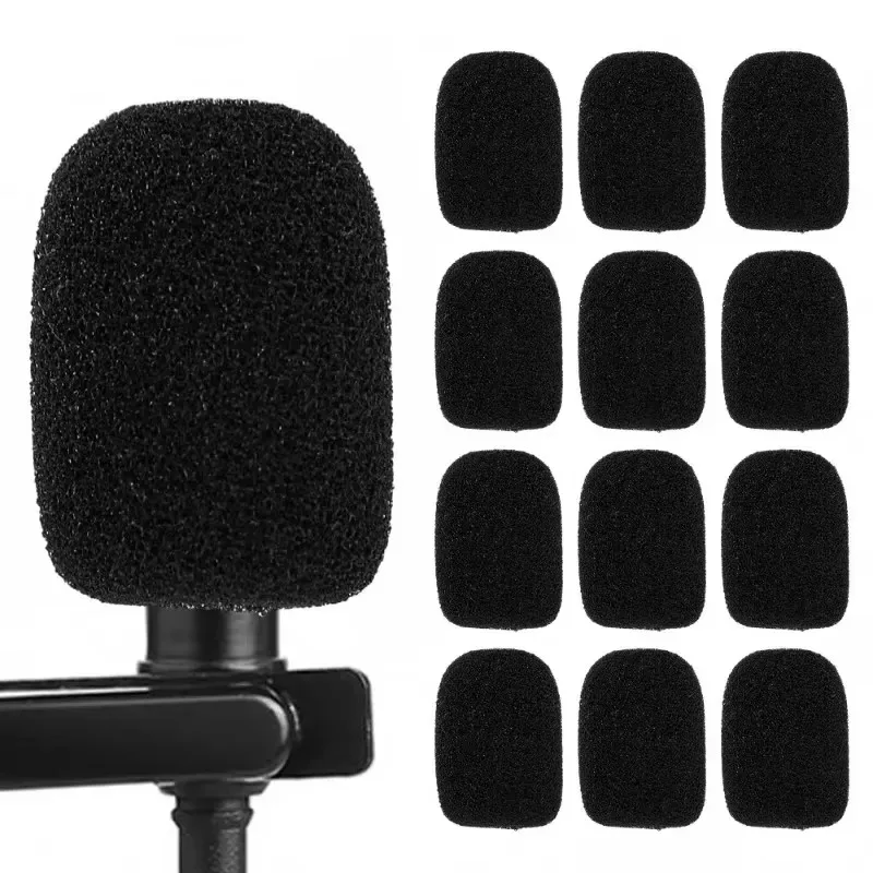5-50Pcs Mic Protector Replacement Headset Foam Covers Windscreen Windshield Sponge Covers Microphone Cover for Meeting Mic