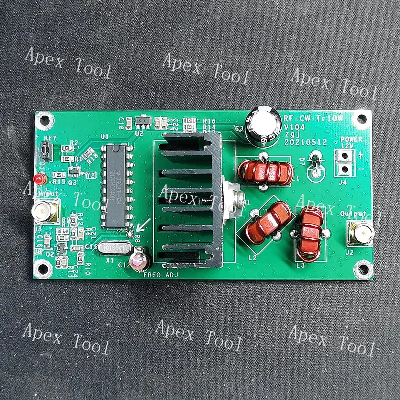 

Примечание: это запасные части, 10 Вт, 13,56 МГц, беспроводная передача мощности, усилитель мощности, коротковолновая плата усилителя мощности, передатчик CW
