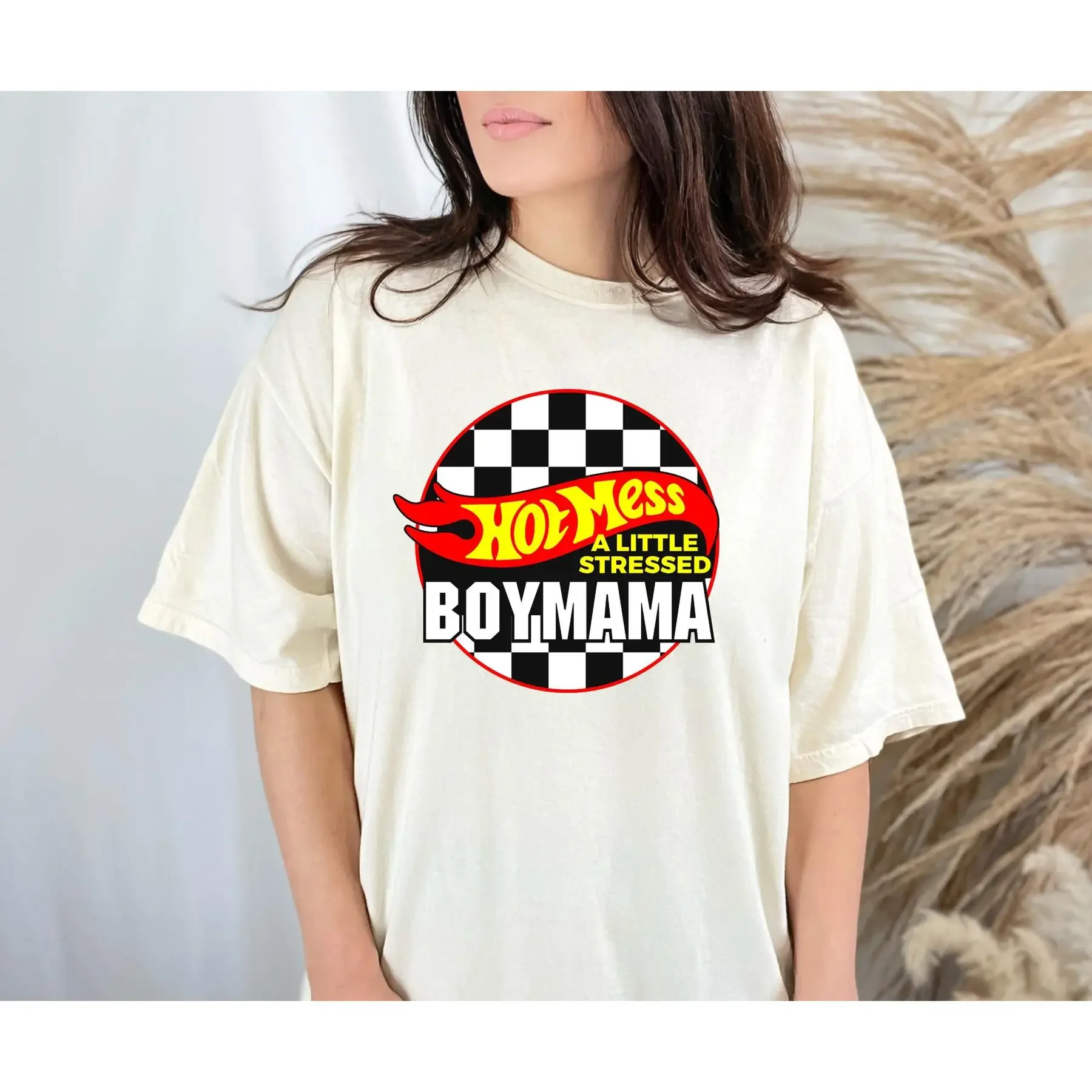 

Hot Mess A Little Stressed Boy Mama Mom Life Shirt And T Mothers Day Formula For