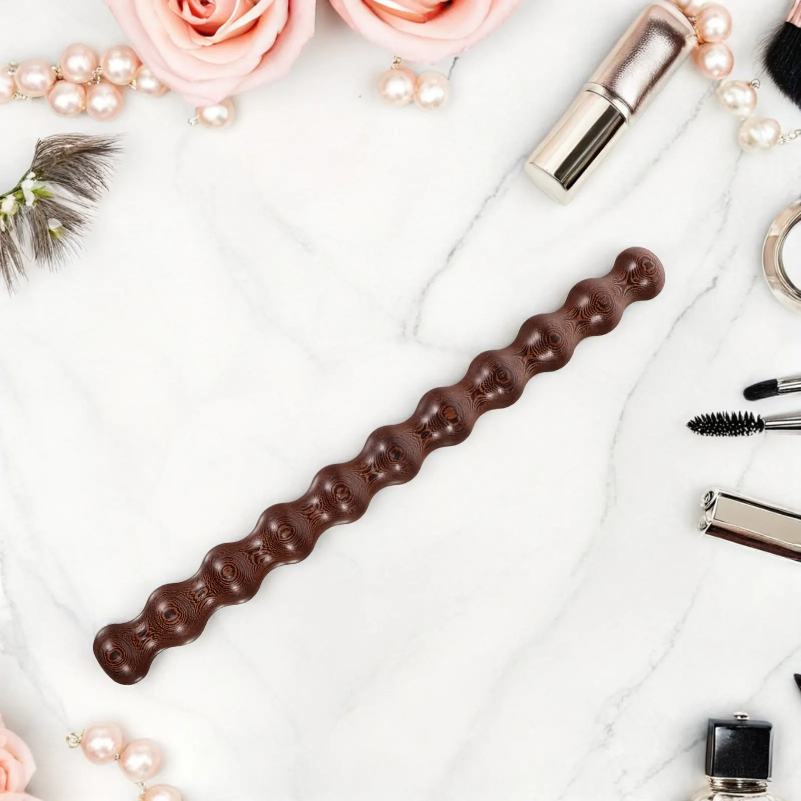 

Массажер для спины из древесины хуанхуали: эргономичный дизайн для снятия боли в плечах и шее, портативный массажный инструмент для дома и офиса