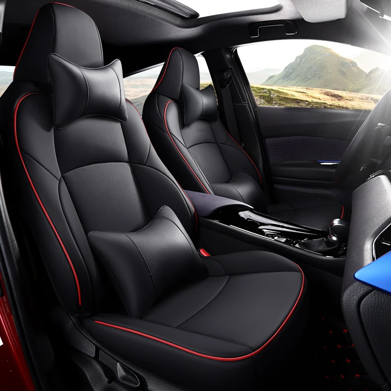 Car Special Seat Covers For Toyota CHR 2018 2019 2020 2021 2022 2023 2024 Waterproof Leather Interior Car Accessories Styling