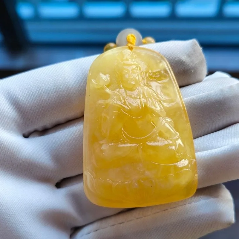 

Beeswax Guanyin Pendant