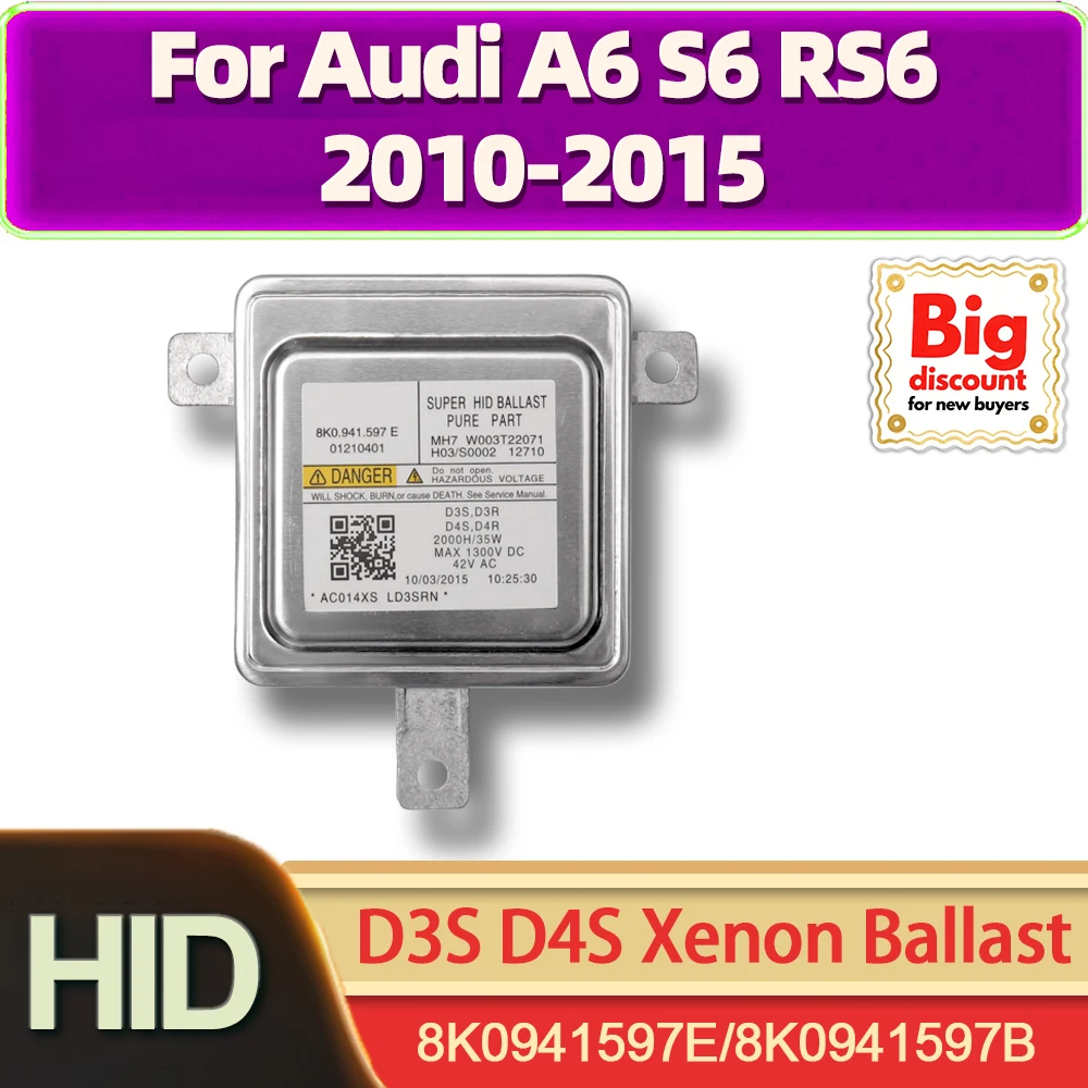 

TEENRAM HID ксеноновый блок управления балластом фар OEM 8K0941597E 8K0941597B D3S D4S для Audi A6 S6 RS6 2010 2011 2012 2013-2015
