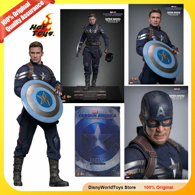 

100% Original Hot Toys HT 1/6 MMS783 Captain America Stealth STRIKE Suit 2.0 The Winter Soldier Genuine In Stock Figure Model