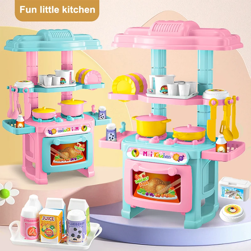 Zestaw kuchenny dla dzieci do zabawy w udawanie, miniaturowe akcesoria kuchenne, prezent urodzinowy