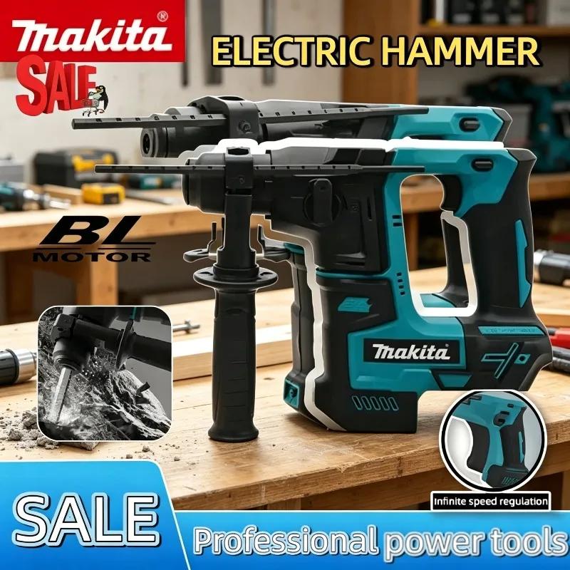 

Беспроводной бесщеточный перфоратор Makita, электрический перфоратор, беспроводные дрели для аккумуляторов Makita 18V, электроинструмент.