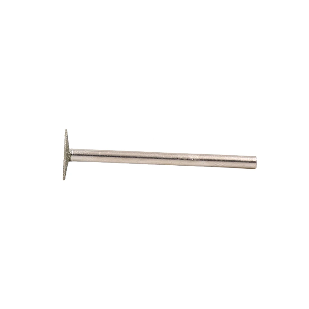 Diamant-Schleifgrat mit Körnung 60, 2,35/3 mm Schaft, Nadelspitze, Gravur, Schnitzen, Polieren, Jadestein-Bohrer für Dremel Rotary