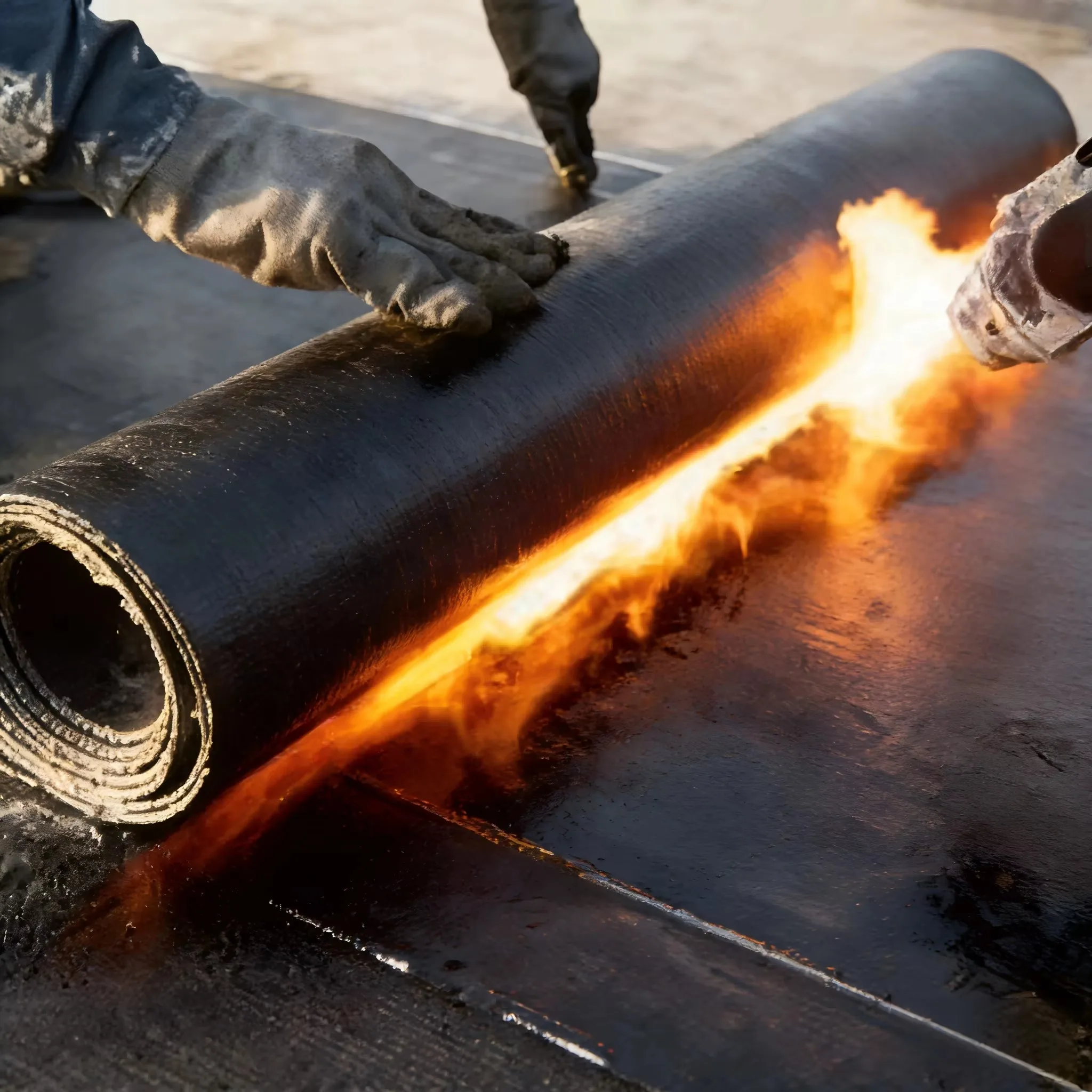 3mm 4mm Anti-UV Heat Resistant High Elasticity Concrete Flat Roof APP Torch Modified Bitumen Waterproofing Membrane