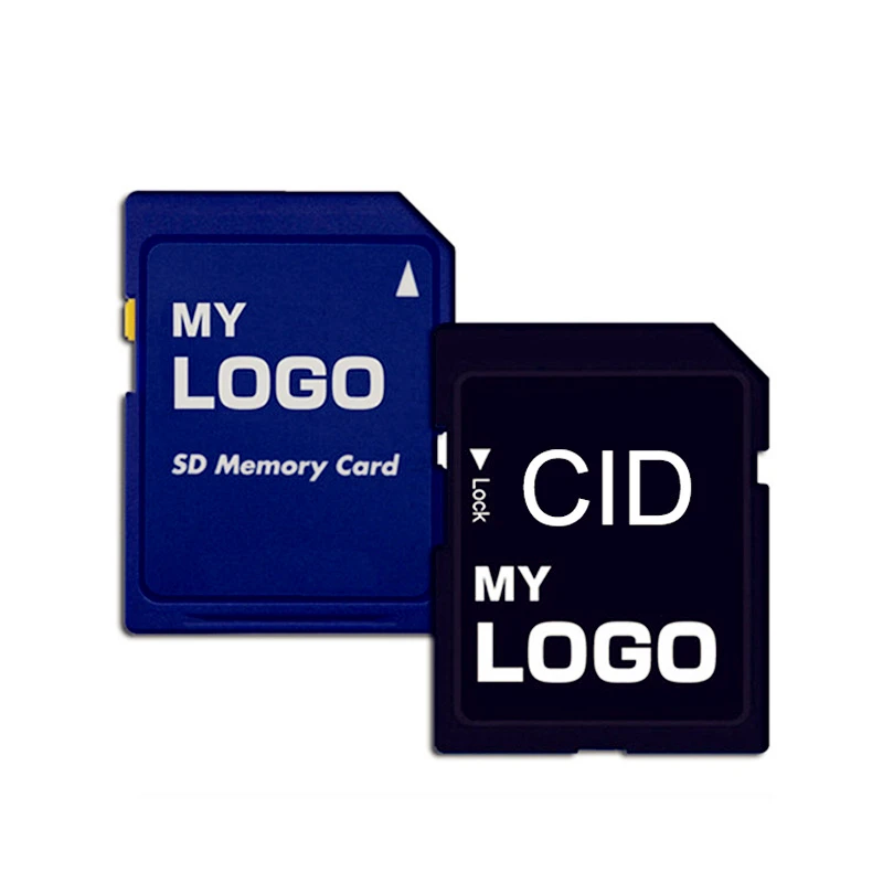 50Pcs CID OEM 로고 16GB 32GB 4GB make CID SD 카드 메모리 카드 64GB 고속 CID 맵 네비게이터 용 고급 레코드 맞춤형