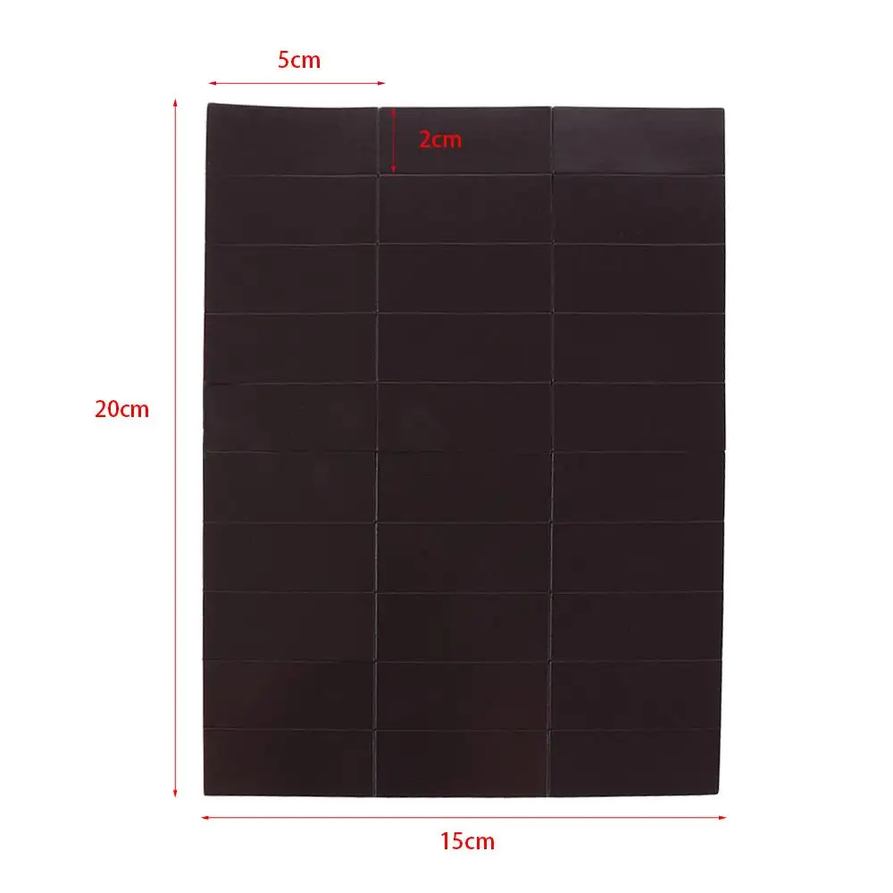 Portable Teaching Aids Magnet Blackboard Sticker Self Adhesive Rectangular DIY Magnetic Sticker Black Flexible Meeting