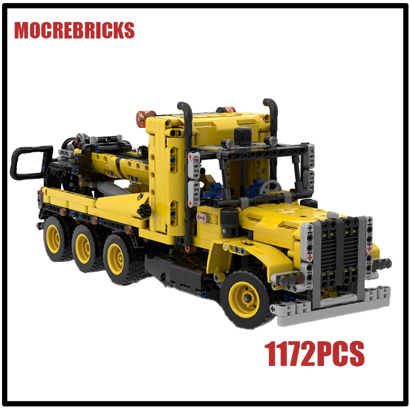 

Advanced Engineering Vehicle Series American Tow Truck Model MOC Building Blocks Originality Bricks Toys Children's Holiday Gift