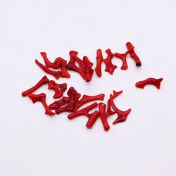 2023 New 1PCS Natural Coral Bead Red Irregular Branch Shaped Pendant Jewelry Making DIY Bracelet Necklace Earrings Charm Gift