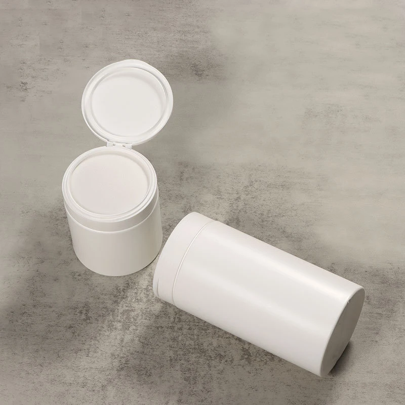 1 PC 500g 1000g Tranparents Sealed HDPE Cream Bottles Mask Powder Jar Skin Care Pot Makeup Containers