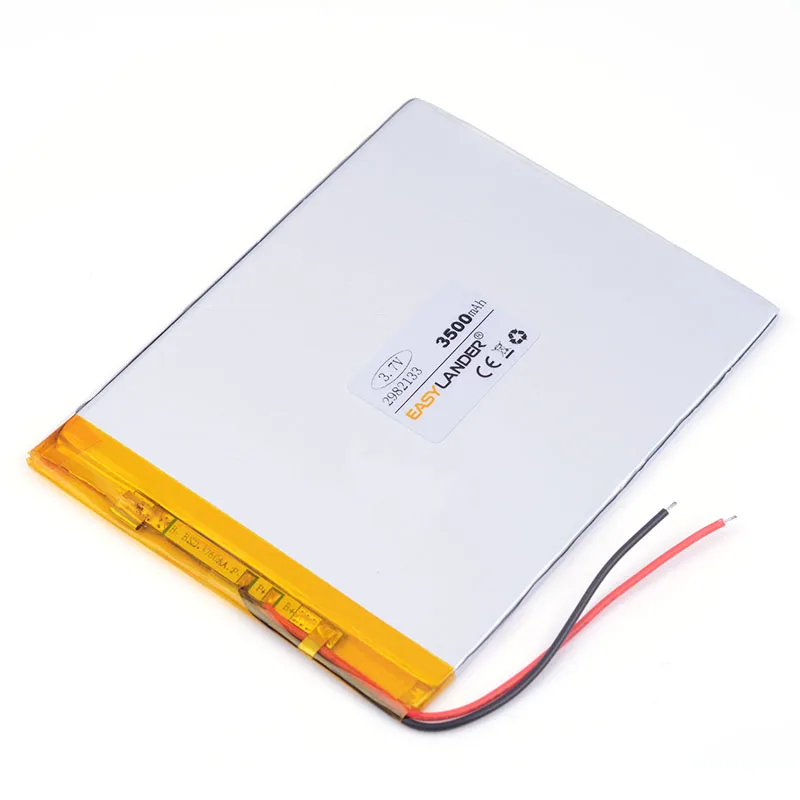 3.7V 3500mAh 2982133 Rechargeable Lithium Li-ion Li Polymer Battery