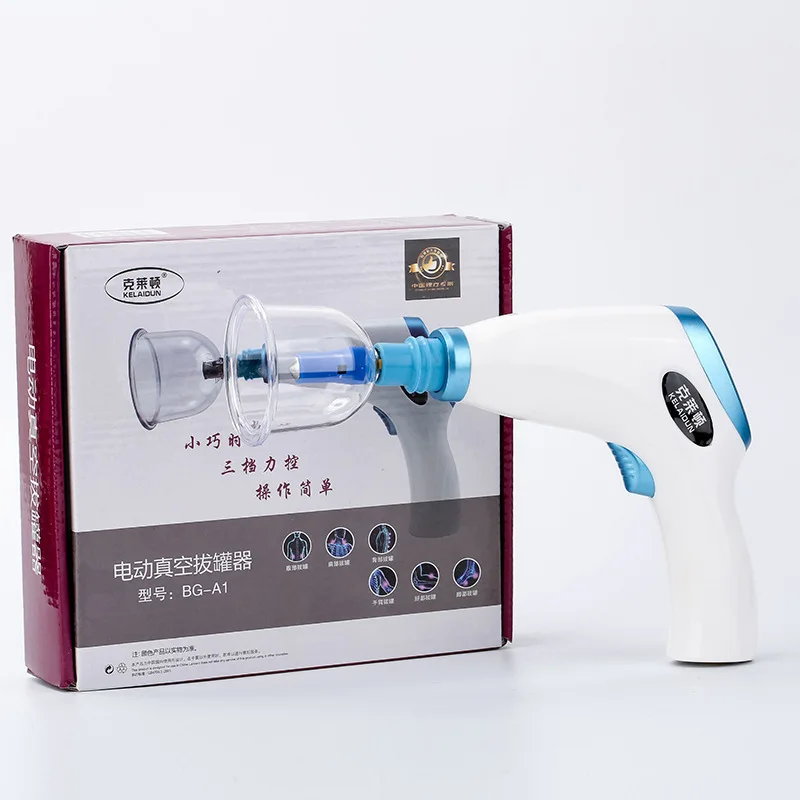 Imagem -05 - Vácuo Elétrico Cupping Gun Conjunto de Cupping de Extração de ar Máquina de Sucção de Sha Dispositivo de Cupping Elétrico Doméstico Saúde