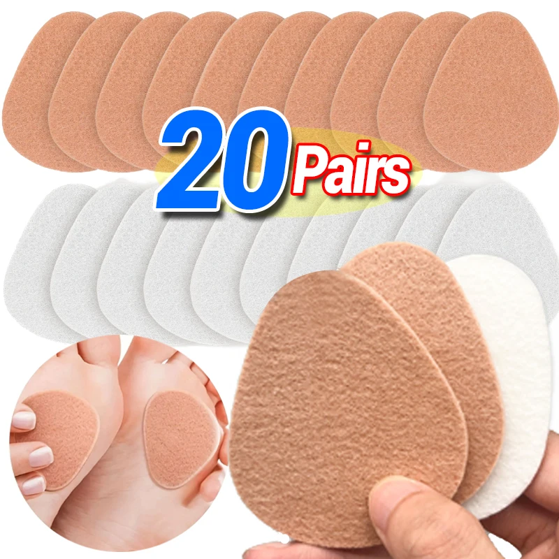 

Self Adhesive Forefoot Pads Foot Insert Pain Relief Half Insoles Ball of Foot Support Felt Cushions Comfortable Metatarsal Pads