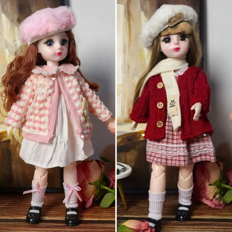 

Fashion Cute 30cm Doll Clothes for 1/6 BJD Doll Princess Dress Skirt Replacement Clothing DIY Casual Wear Girl Toy Birthday Gift