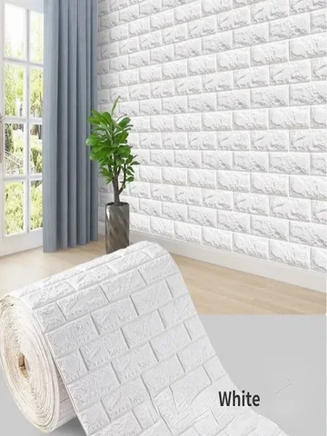 70cm * 2m 3d espuma macia tijolo papel de parede adesivo rolo diy auto adesivo sala estar casa cozinha banheiro decorativo