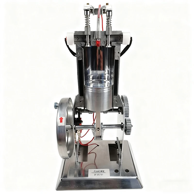 

All-metal Internal Combustion Engine Model Single Cylinder Hand Crank Start Indicator Stroke Demonstration DIY Engine Toy