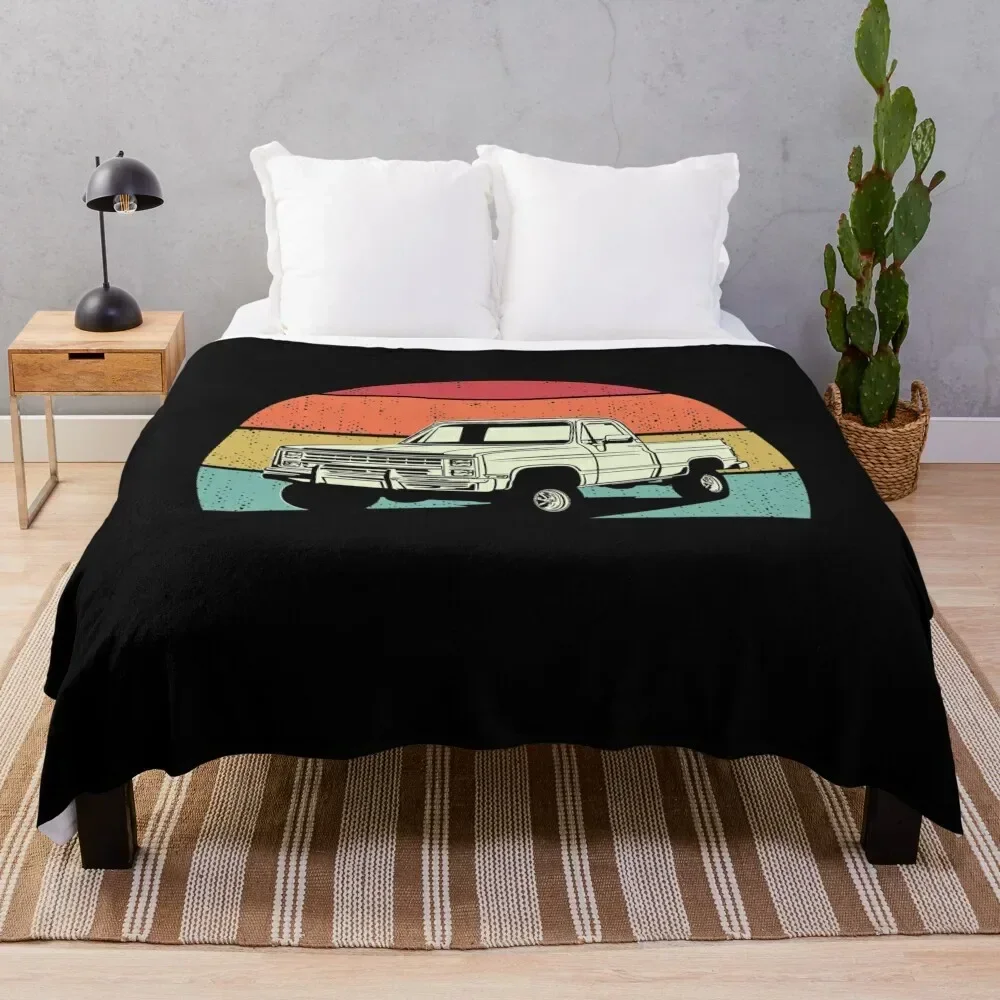 Vintage Squarebody Truck Classic Square Body Pickup Throw Blanket Tourist Multi-Purpose Blankets